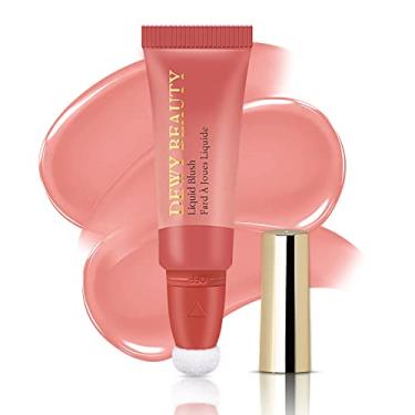 Imagem de LSxia Liquid Blush Makeup Wand, Cream Liquid Blush with Cushion Applicator For Cheeks Tint, Natural-looking, Glow Dewy Finish, Weightless Blendable Liquid Blush Stick, Long-wearing | #101 SEDUCTIVE-Nude Pink