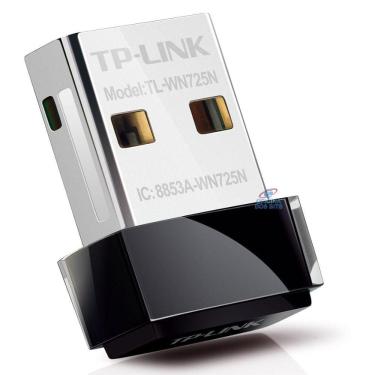 Imagem de USB Adaptador Wi-Fi TP-Link TL-WN725N Nano - 150Mbps