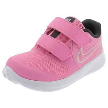 Imagem de Nike Kids Star Runner 2 (TDV) Sneaker (Pink Glow/Photon Dust-Black, 6)