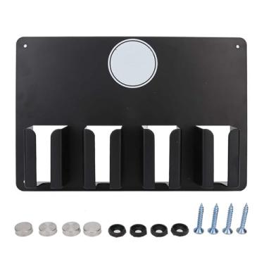 Imagem de Rack de armazenamento elétrico para tosquiadeira de cabelo, rack de armazenamento elétrico multifuncional para tosquiadeira de cabelo montado na parede Cortador de cabelo Escova