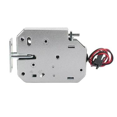 Imagem de DC5v12v24v express box lock locker porta controle elétrico máquina de venda automática fechadura eletromagnética armário de armazenamento fechadura elétrica