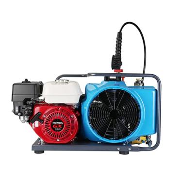 Imagem de TUXING Compressor de ar PCP de alta pressão 4500psi, compressor de ar de motor a gasolina de quatro tempos de 5,5 HP, fluxo de ar de 3,5 CFM/100L/MIN para tanque de mergulho de combate a incêndio/PCP