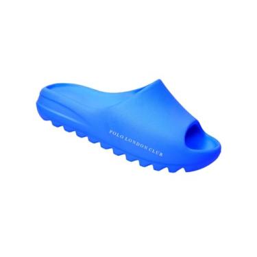 Imagem de Chinelo Nuvem Polo London Club Original Slide Retrô Anatômica 100% EVA Confortável,Masculino (Azul royal, BR, Adulto, Faixa Numérico, 39, 40)
