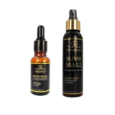 Imagem de Phállebeauty Kit Skincare Drop + Blinde - Fixação Duradoura, Sela Maquiagem, Hidratante Facial - Ph0719