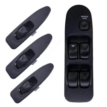 Imagem de Acessórios para carro IKUESM Interruptor elevador de janela elétrico dianteiro esquerdo direito compatível com Mitsubishi Carisma Space Star 95-2006 MR740599 MR792851(4pcs 1set)