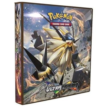 Imagem de Álbum Pokémon Fichário para Cards - SOL&LUA - Ultra Prisma + 10 folhas plásticas de 9 bolsos Y.E.S