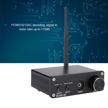 Imagem de Amplificador digital de áudio, mini-suporte apt-x / apt-x ll Amplificador de áudio Bluetooth, fone de ouvido compatível