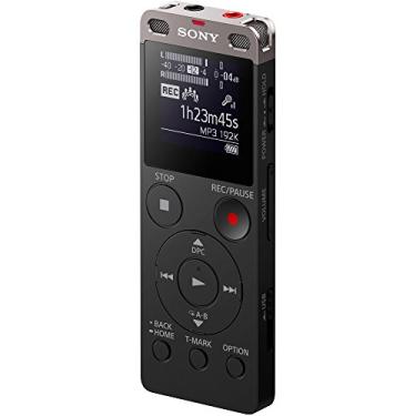 Imagem de Sony Gravador de Voz Digital 1" Black - 4 GB de Memória, Interface microSD, Carga Rápida, 1 Hora de Gravação