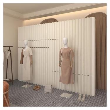 Imagem de Biombos e Divisórias Tela De Privacidade Portátil Dobrável Do Painel De Papel Do Divisor Da Sala Para A Separação, Divisórias De Parede Autônomas Para Decorativo, Forma De Diy Ajustável(300x240cm/9.84