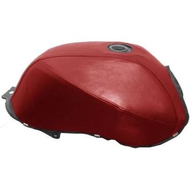 Imagem de Capa De Tanque Para Moto Honda Cg 125 Fan (sem Logo) - SPTS, VERMELHO