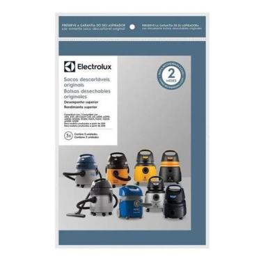 Imagem de Filtro Saco Papel 3 Peças Originais Aspirador Electrolux Flex, Acqua P