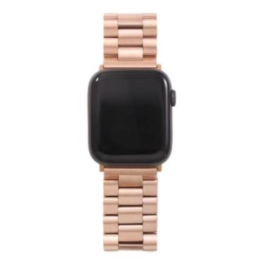 Imagem de Pulseira Tri Elos Compatível Com Apple Watch - Baú do Viking, Rose Gol