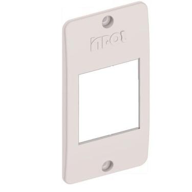 Imagem de Tampa condulete pvc branca 3/4 02 teclas inpol, BRANCO