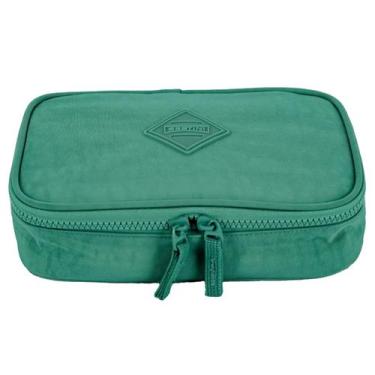 Imagem de Estojo Escolar Box Especial Crinkle Sestini, Verde Jade