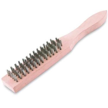 Imagem de Escova Manual De Aço Com Cabo 4 Fileiras - Rocast