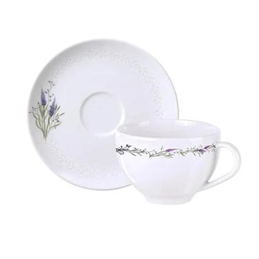 Imagem de Xicara De Café Com Pires 100Ml Porcelana Lilla Tramontina