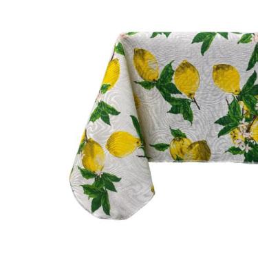 Imagem de Toalha De Mesa Retangular Estampada Limão - mumudecor, 75 LIMÃO FUNDO 