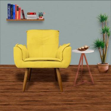 Imagem de Jogo 2 Poltronas Decorativas Para Sala Comercial Emília Plus Suede Ama