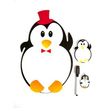 Imagem de Lousa Magnética para Geladeira Pinguim Cartola - Genérica