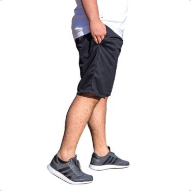 Imagem de Bermuda Plus Size Dry Fit Short Treino Academia Cintura com Elástico  