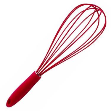 Imagem de Batedor de silicone 30cm vermelho/unico - Homecook, Única