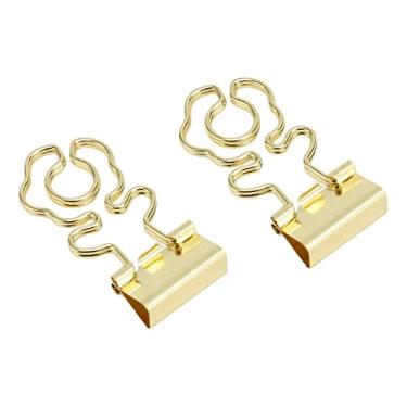 Imagem de Akozon 100 Peças de Material de Escritório Criativo Clipes Ocos de Metal – Clipes de Papel de Cauda Longa para Organização, Clipes de Pasta para Uso Escolar e de Escritório, Alça