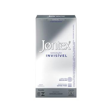Imagem de Preservativo Camisinha Jontex Sensação Invisível - 4 unidades, Jontex