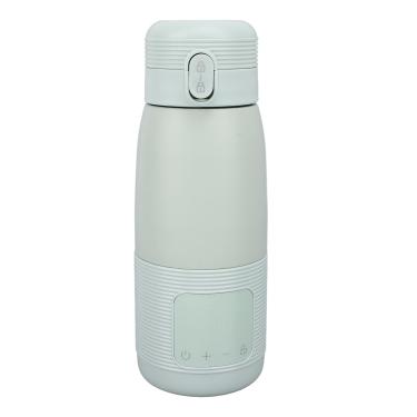 Imagem de Aquecedor de mamadeiras portátil, aquecedor de leite portátil sem fio de 4400 mAh com controle de temperatura, aquecedor de mamadeiras para bebês, aquecedor de leite para viagem