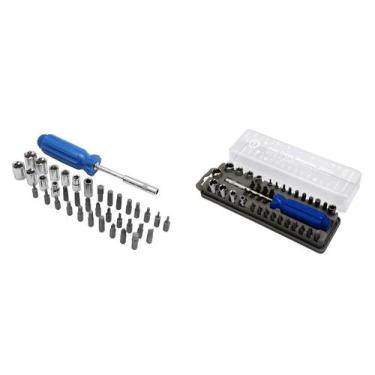 Imagem de Kit De Chaves Multiuso Brasfort 39x1 Fenda Philips E Soquete