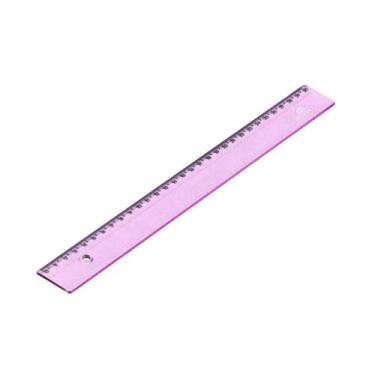 Imagem de Régua de 30 Cm Poliestireno Cores Sortidas - Acrimet, ROSA