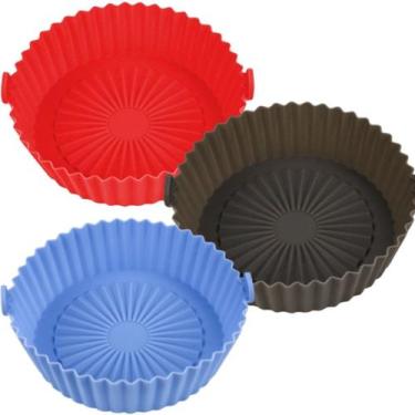 Imagem de Forro Para  Air Fryer De Silicone Reutilizável Antiaderente - Tem Tudo