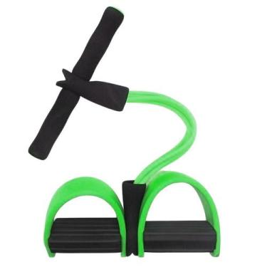 Imagem de Extensor Elástico Para Exercício Resistência 4 Fios - dute, Verde
