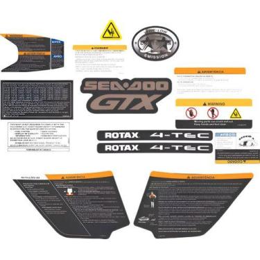 Imagem de Kit Adesivos Jet Ski Seadoo Gtx (etiquetas De Advertência) - SPTS