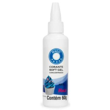 Imagem de Anilina Soft Gel Azul 60 Gramas Mago
