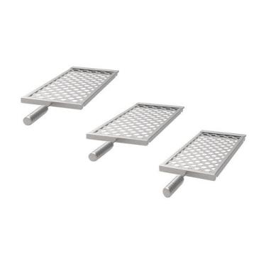 Imagem de Kit 3 Grelhas Moedas Inox M18 - A3 Grill