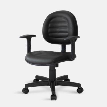 Imagem de Cadeira Executiva Belluno Giratória 1853 C/br 8717 Preta - Arazzi