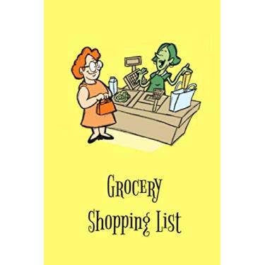 Imagem de Grocery Shopping List: Handy 6x9 paperback shopping list notebook for groceries, organized by department. Efficient meal shopper organizer.