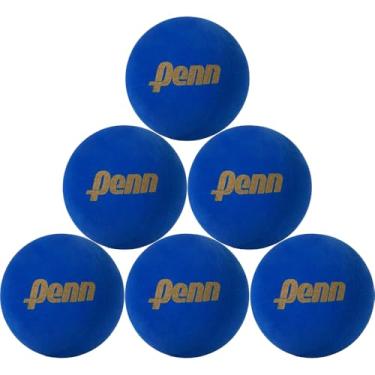 Imagem de Bola Frescobol Penn Azul Profissional - 6 Bolas