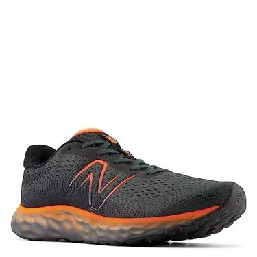Imagem de New Balance Tênis de corrida masculino 520 V8, Preto/calêndula quente, 8.5 X-Wide