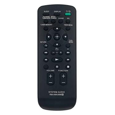 Imagem de RM-AMU009 Controle remoto substituído para Sony Audio System CMT-HX80R SS-CHX50 HCD-HX80R CMT-BX20i SS-CBX20 HCD-BX20i CMT-FX300I SS-CFX200 HCD-FX300i MHC-EC909iP SS-WG909iP HCD-EC909iP SS-EC709iP SS-EC709IP EC98P