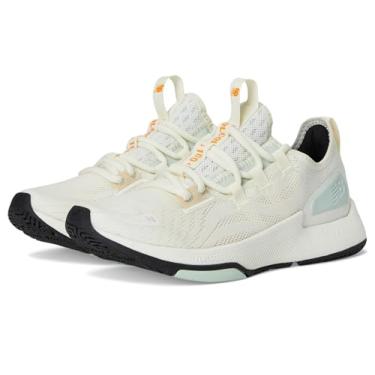 Imagem de New Balance Tênis feminino FuelCell Trainer V2 Cross, Angorá/cálcio/cinza de argila, 6 Wide