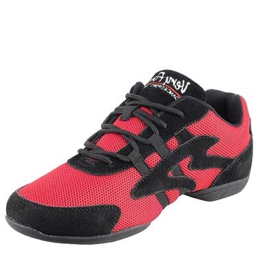 Imagem de Very Fine Tênis de dança feminino Clc012 Salão Latina Salsa Tango Swing Jazz Practice Teaching, Vermelho, 6.5