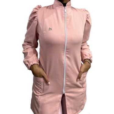 Imagem de Jaleco Manga Princesa. - Aide Jalecos,  Rose, GG