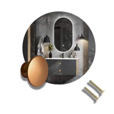 Imagem de 1 Puxador Redondo para Gavetas e Armários Metal /Alta Qualid - Compras