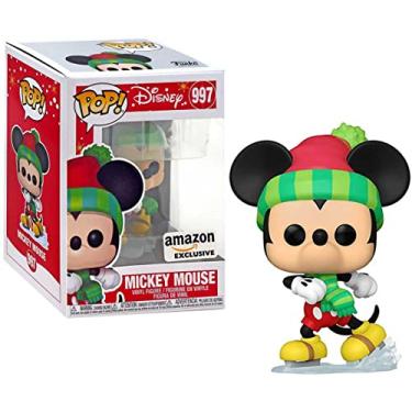 Imagem de Funko Pop Disney Holiday 997 Mickey Mouse Ice Skating Amazon Exclusive NATAL