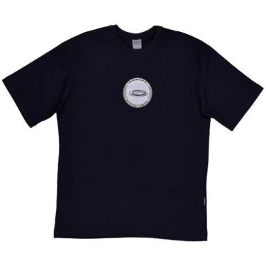 Imagem de Camiseta Oakley Lançamento Heritage Metal Tee, Blackout, G