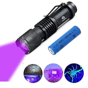 Imagem de Lanterna de Luz Negra Recarregável USB - luatek