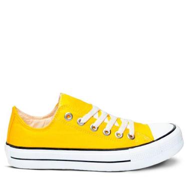 Imagem de Tenis Feminino Casual Star Cano Baixo All Confortavel - Orks, 37, Amar