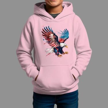 Imagem de Moletom Canguru Infantil Country Casual Moda Country Inverno Capuz e B