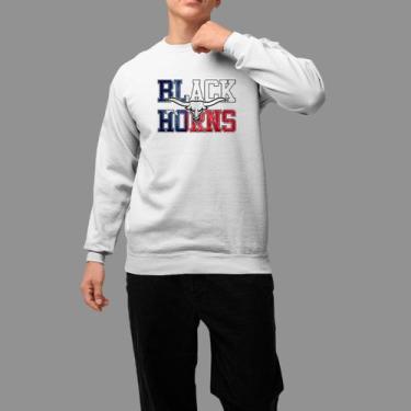 Imagem de Moletom Gola Careca Country Moda De Country confortável Inverno Blusa 